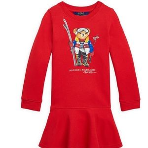 Little Girl's Magic Fleece Bear Dress 3T